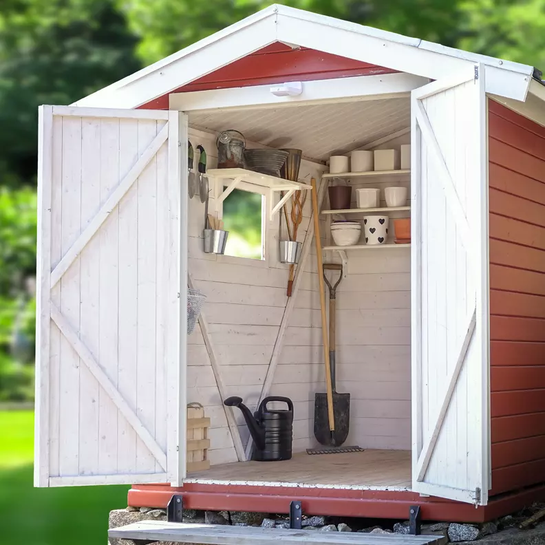 example of shed built by elite porches decks and more